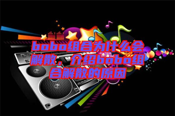 bobo組合為什么會解散，介紹bobo組合解散的原因