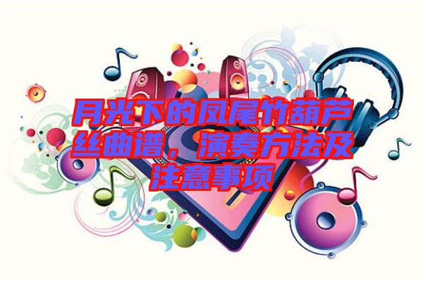 月光下的鳳尾竹葫蘆絲曲譜，演奏方法及注意事項(xiàng)