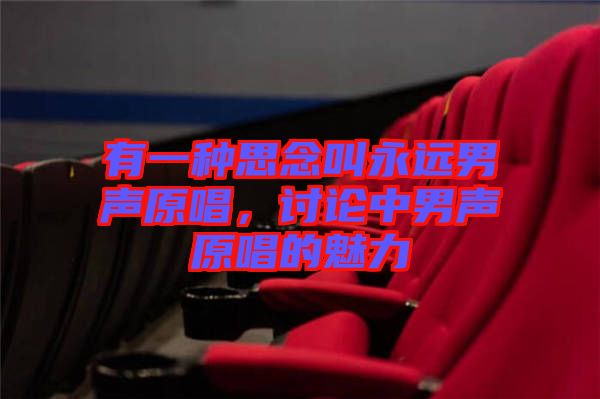 有一種思念叫永遠(yuǎn)男聲原唱，討論中男聲原唱的魅力