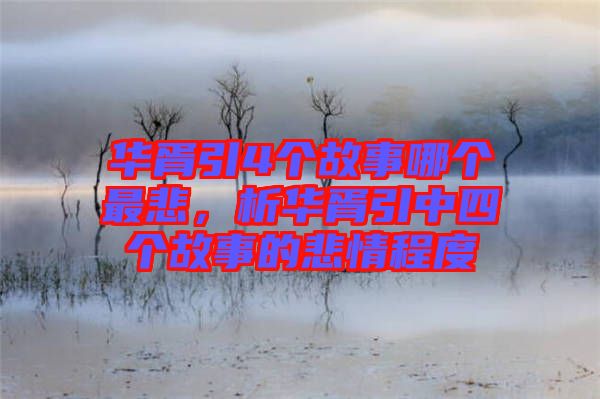 華胥引4個故事哪個最悲，析華胥引中四個故事的悲情程度