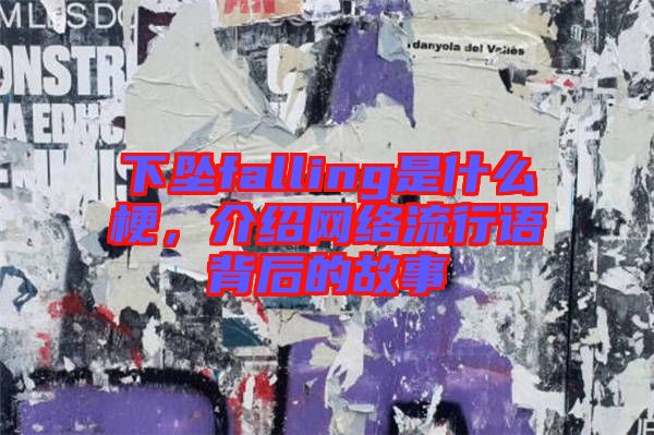 下墜falling是什么梗，介紹網(wǎng)絡(luò)流行語(yǔ)背后的故事