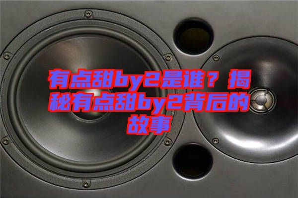 有點甜by2是誰？揭秘有點甜by2背后的故事