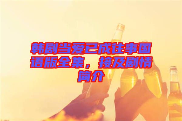 韓劇當(dāng)愛已成往事國(guó)語(yǔ)版全集，接及劇情簡(jiǎn)介