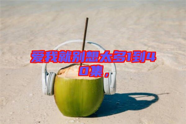 愛(ài)我就別想太多1到40集，