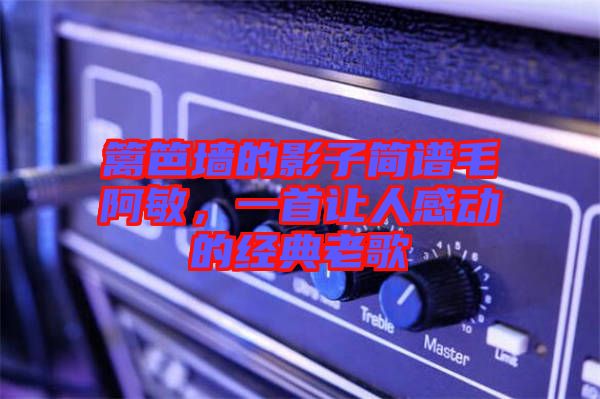 籬笆墻的影子簡(jiǎn)譜毛阿敏，一首讓人感動(dòng)的經(jīng)典老歌