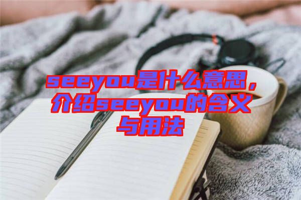 seeyou是什么意思，介紹seeyou的含義與用法