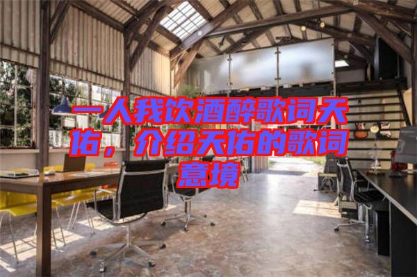 一人我飲酒醉歌詞天佑，介紹天佑的歌詞意境