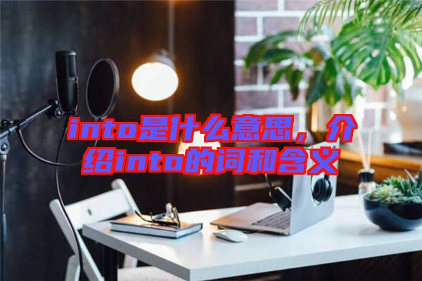 into是什么意思，介紹into的詞和含義