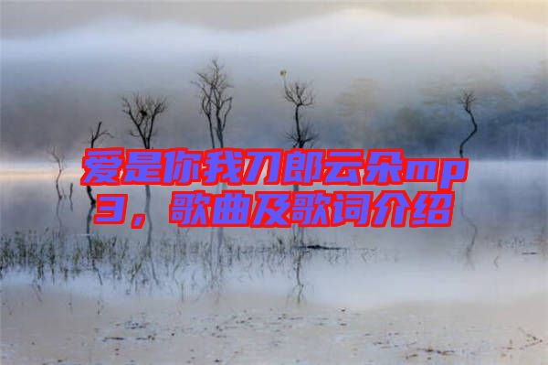 愛是你我刀郎云朵mp3，歌曲及歌詞介紹