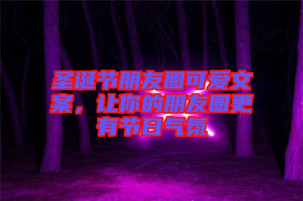 圣誕節(jié)朋友圈可愛文案，讓你的朋友圈更有節(jié)日氣氛