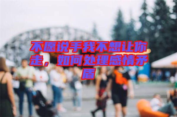 不愿說手我不想讓你走，如何處理感情矛盾