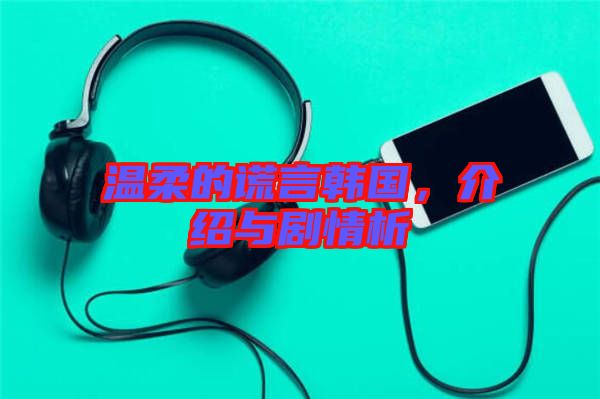 溫柔的謊言韓國，介紹與劇情析