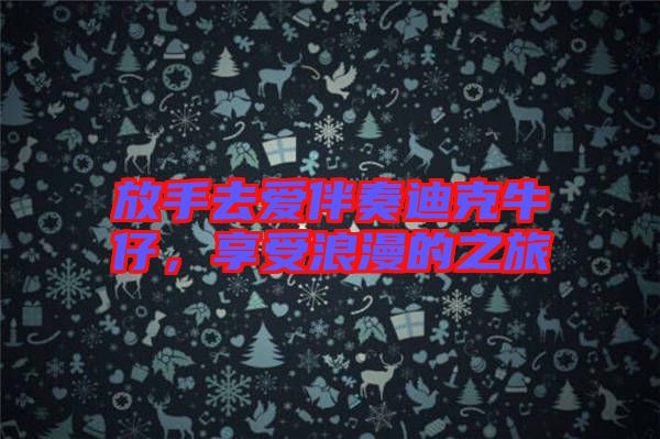 放手去愛伴奏迪克牛仔，享受浪漫的之旅