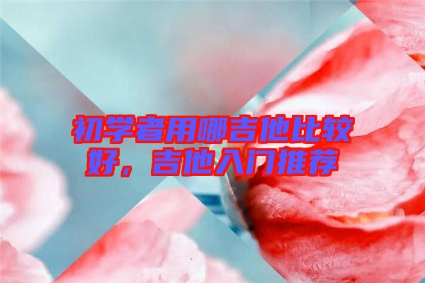 初學者用哪吉他比較好，吉他入門推薦