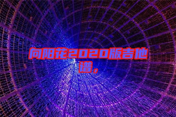 向陽(yáng)花2020版吉他譜，