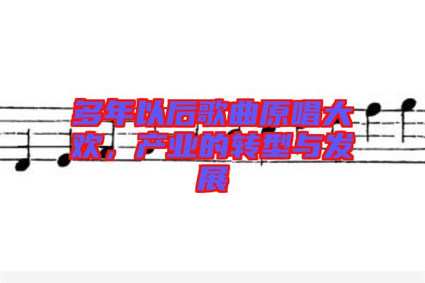 多年以后歌曲原唱大歡，產業(yè)的轉型與發(fā)展