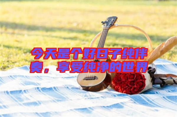 今天是個好日子純伴奏，享受純凈的世界