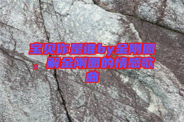寶貝你是誰by金剛?cè)?，解金剛?cè)Φ那楦懈枨? width=