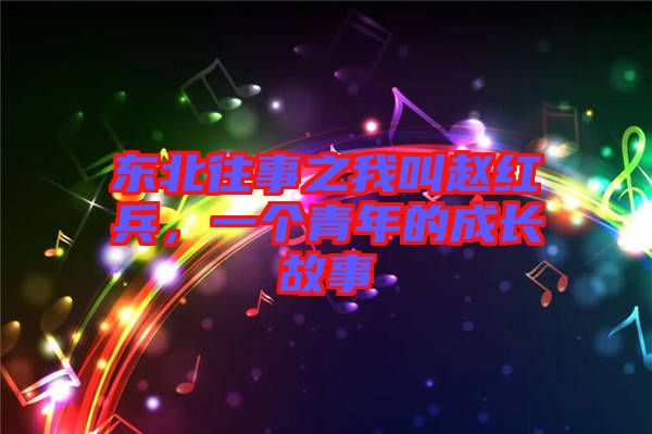 東北往事之我叫趙紅兵，一個青年的成長故事
