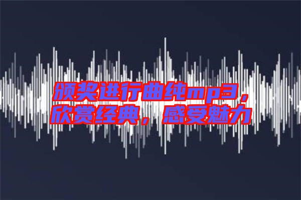 頒獎進行曲純mp3，欣賞經(jīng)典，感受魅力