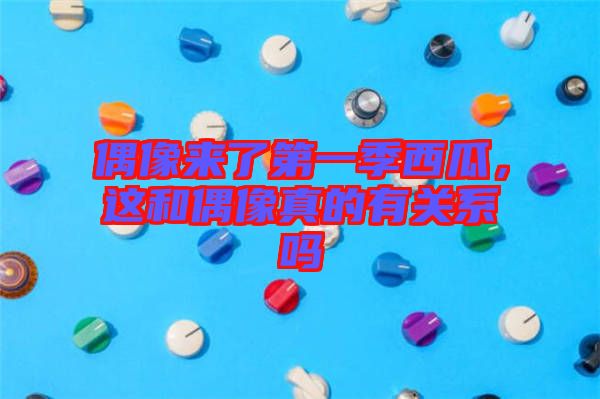 偶像來了第一季西瓜，這和偶像真的有關(guān)系嗎
