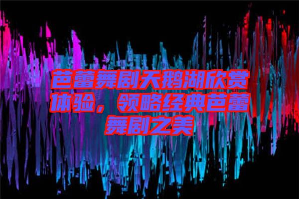 芭蕾舞劇天鵝湖欣賞體驗，領略經典芭蕾舞劇之美