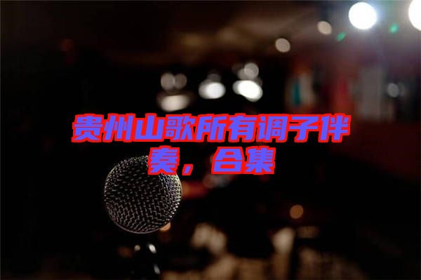 貴州山歌所有調(diào)子伴奏，合集