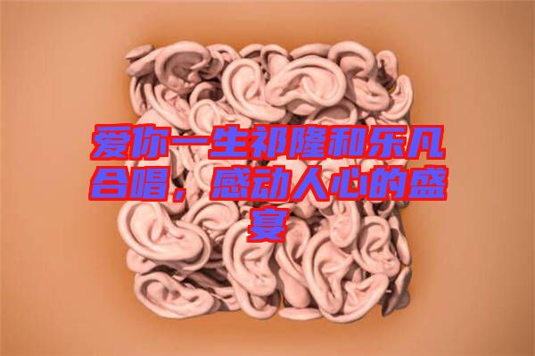 愛你一生祁隆和樂凡合唱，感動(dòng)人心的盛宴