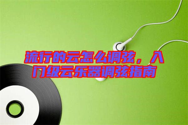 流行的云怎么調(diào)弦，入門級云樂器調(diào)弦指南