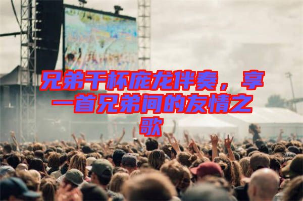 兄弟干杯龐龍伴奏，享一首兄弟間的友情之歌