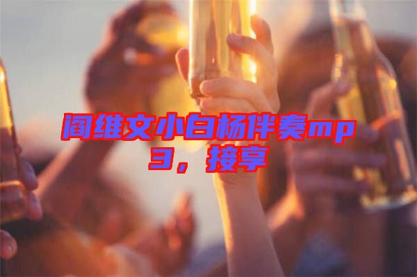 閻維文小白楊伴奏mp3，接享