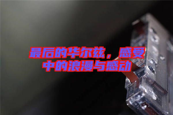 最后的華爾茲，感受中的浪漫與感動(dòng)