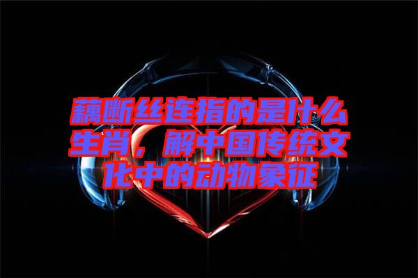 藕斷絲連指的是什么生肖，解中國(guó)傳統(tǒng)文化中的動(dòng)物象征