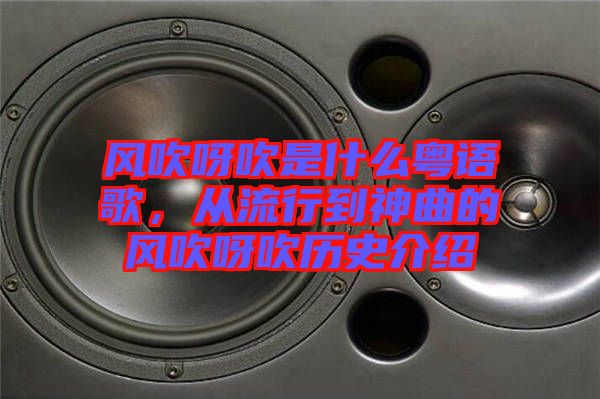 風(fēng)吹呀吹是什么粵語(yǔ)歌，從流行到神曲的風(fēng)吹呀吹歷史介紹