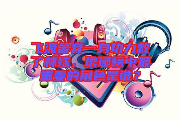 飛流舍棄一身功力救了林殊，瑯琊榜中最重要的角色是誰(shuí)？