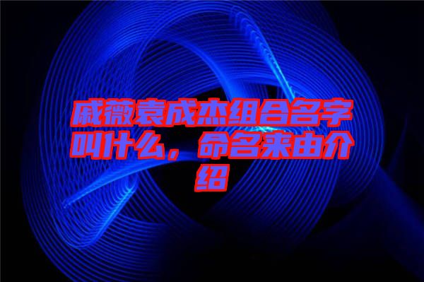 戚薇袁成杰組合名字叫什么，命名來(lái)由介紹