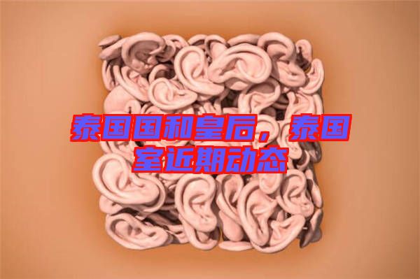 泰國國和皇后，泰國室近期動(dòng)態(tài)