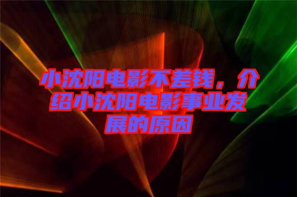 小沈陽(yáng)電影不差錢(qián)，介紹小沈陽(yáng)電影事業(yè)發(fā)展的原因