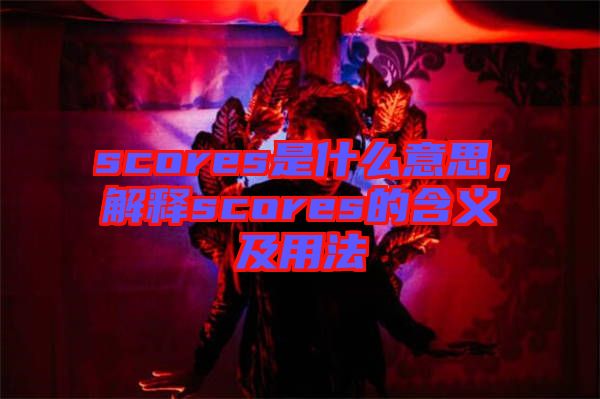 scores是什么意思，解釋scores的含義及用法