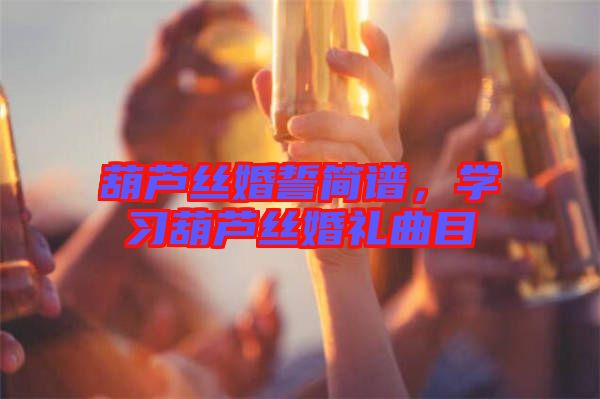 葫蘆絲婚誓簡譜，學(xué)習(xí)葫蘆絲婚禮曲目