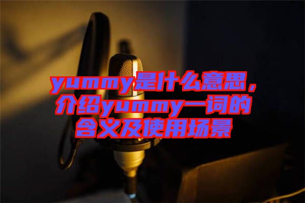 yummy是什么意思，介紹yummy一詞的含義及使用場景