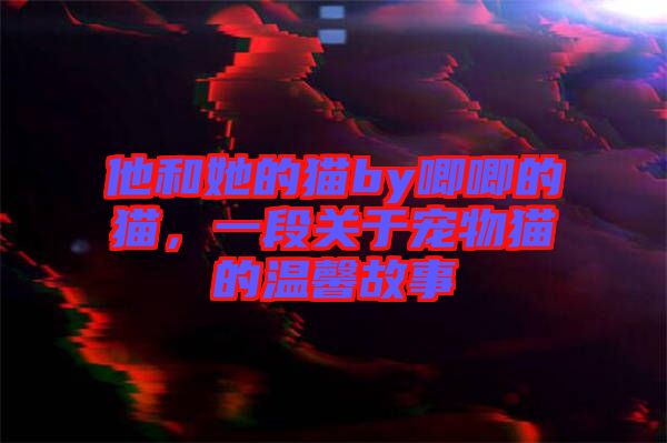 他和她的貓by唧唧的貓，一段關(guān)于寵物貓的溫馨故事