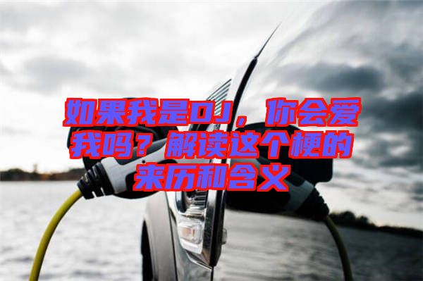 如果我是DJ，你會(huì)愛(ài)我嗎？解讀這個(gè)梗的來(lái)歷和含義