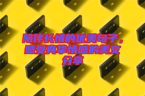陪伴長(zhǎng)情的優(yōu)美句子，感受真摯情感的美文分享