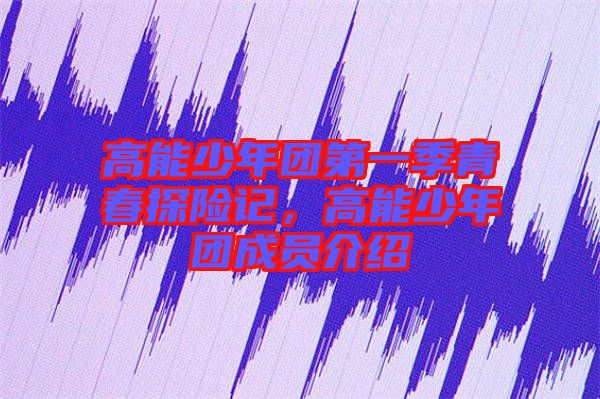 高能少年團(tuán)第一季青春探險(xiǎn)記，高能少年團(tuán)成員介紹