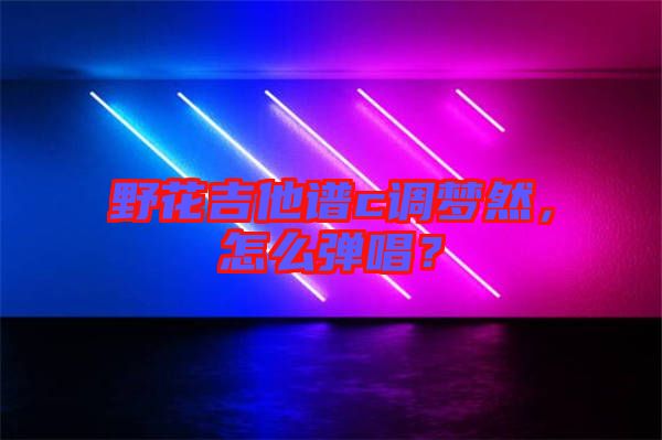 野花吉他譜c調(diào)夢然，怎么彈唱？