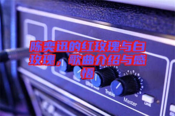 陳奕迅的紅玫瑰與白玫瑰，歌曲介紹與感悟